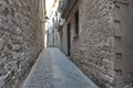 Street in the medieval quarter of Girona, Spain