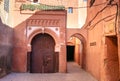 On the street in medina. Marrakesh. Morocco Royalty Free Stock Photo