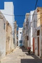 Street of medina of Monastir town Royalty Free Stock Photo