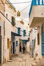 Street in Medina in Sousse, Tunisia.