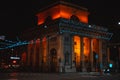 Street of Milan at night. Porta Venezia, Corso Buenos Aires, Milan, Italy 25.12.2023