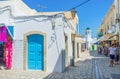 The street with the minaret