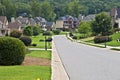 Street in a Modern Neighborhood Royalty Free Stock Photo