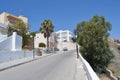 Street in modern part of Kefalos Royalty Free Stock Photo