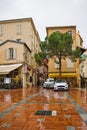 Street in Monaco Village in Monaco Monte Carlo Royalty Free Stock Photo