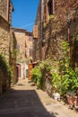 Street in Montemerano, Tuscany