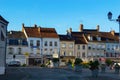 Street of Montmirail, Marne department, France Royalty Free Stock Photo