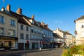 Street of Montmirail, Marne department, France Royalty Free Stock Photo