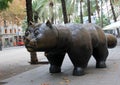 Street monument - cat