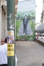 Street mural of Dr. JosÃÂ© Gregorio HernÃÂ¡ndez in the Corner of Amadores La Pastora Caracas Venezuela 01-21-2012