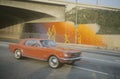 Street mural under an overpass