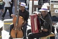 Street musician in Cape Town. Royalty Free Stock Photo