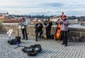 Street Musician on Charles Bridge, Prague