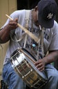 Street musician in New Orleans Royalty Free Stock Photo