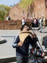 Street musician - Peruvian musician in Warsaw