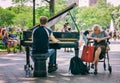 Street musician Royalty Free Stock Photo