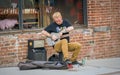 Street Musician, Guitarist, Downtown Asheville, North Carolina