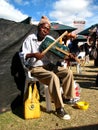 Street musician, south africa Royalty Free Stock Photo
