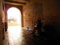 Street Musician, Venice, Italy Royalty Free Stock Photo