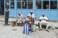 Street musicians in Havana Royalty Free Stock Photo