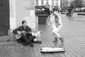 Street musicians in Krakow