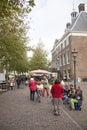 Street musicians on the market in Wijk bij Duurstede