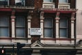 Street name sign in English and Chinese on Shaftesbury Avenue in Chinatown, London, UK Royalty Free Stock Photo