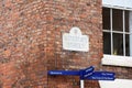 Street name sign for Watergate Street in Chester Royalty Free Stock Photo