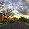 Street at NASA Ames Research Center Royalty Free Stock Photo