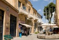 Street near border crossing in Nicosia, Cyprus.