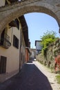 Street of Neive, old village in Monferrato