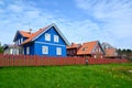 The street in Nida, Lithuania Royalty Free Stock Photo