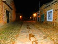 street nigth in Castrillo de los Polvazares