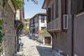 Street and Nineteenth Century Houses in architectural and historical reserve The old town in cit