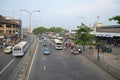 Street Olcott Mawata near the Central railway station. Colombo, Sri Lanka Royalty Free Stock Photo