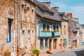 Street old Breton town Treguier, France Royalty Free Stock Photo