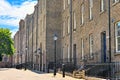 Street of old brick buildings in Dublin, Ireland Royalty Free Stock Photo