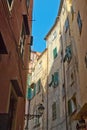 Street with old buildings