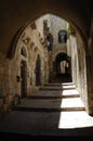 Street of old city Jerusalem,Israel Royalty Free Stock Photo