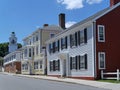 Street of old colonial houses