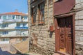 Street with old houses Istanbul Turkey Royalty Free Stock Photo