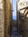 Street of old Jaffa Royalty Free Stock Photo