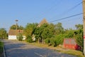 Street in the old Rromanian village Aurel Vlaicu