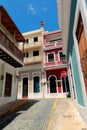 Street in old San Juan, Puerto Rico Royalty Free Stock Photo