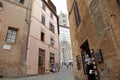 Street of old Siena, Tuscany, Italy Royalty Free Stock Photo