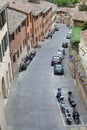 Street of old Siena, Tuscany, Italy Royalty Free Stock Photo