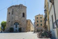 Street of the old town of Alghero, Sardinia, Italy Royalty Free Stock Photo