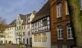 Street in old town of bielefeld, Germany