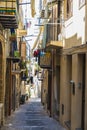 Street of the old town of Cefalu in Sicily, Italy Royalty Free Stock Photo