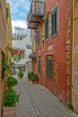 Street in old town Chania, Crete, Greece Royalty Free Stock Photo